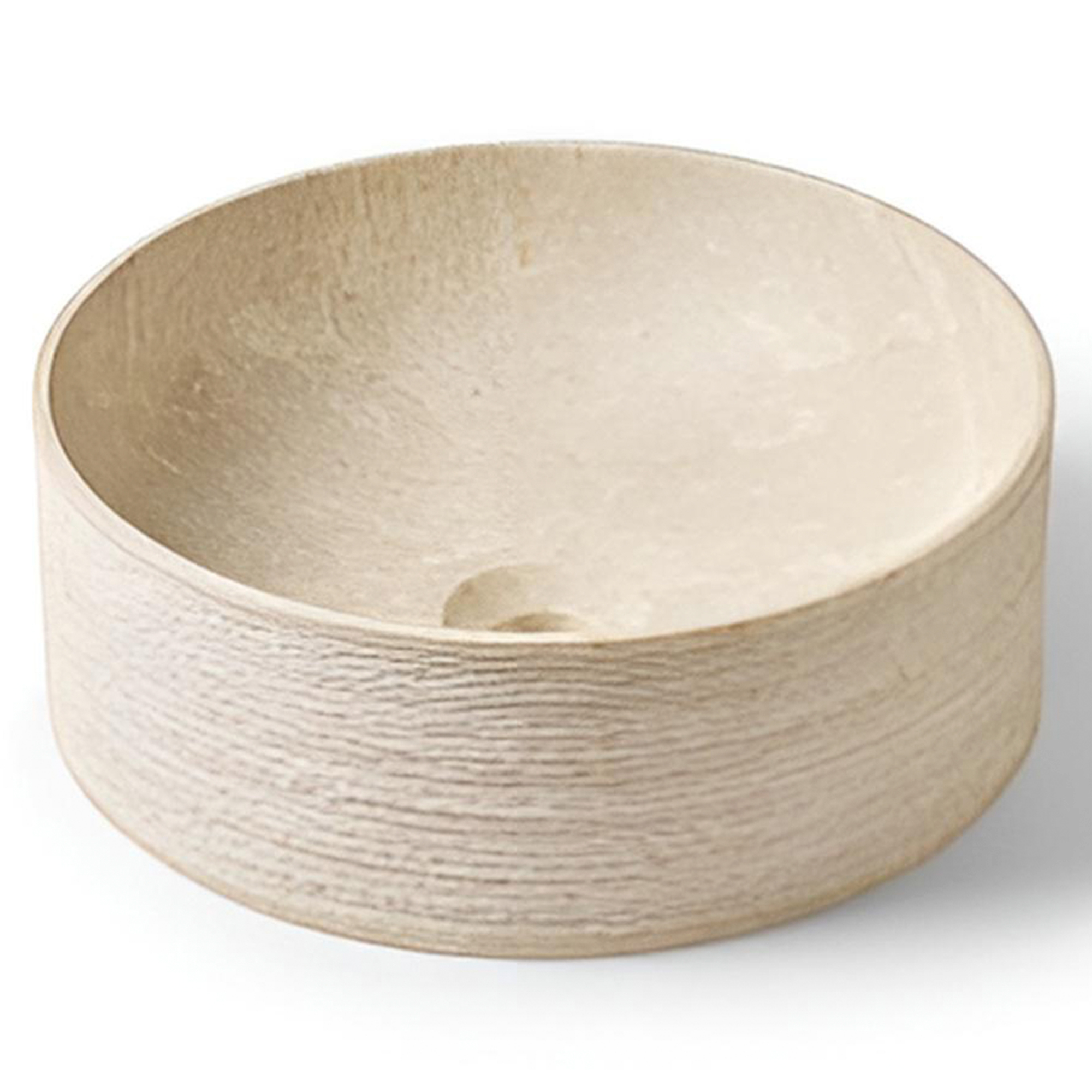 Bathco Håndvask Stone Morella Rund Beige 38 cm