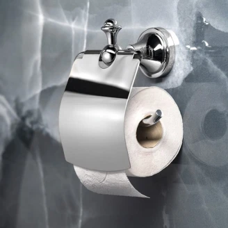 Toiletpapirholder med Låg <strong>Kingswell</strong>  Krom Blank