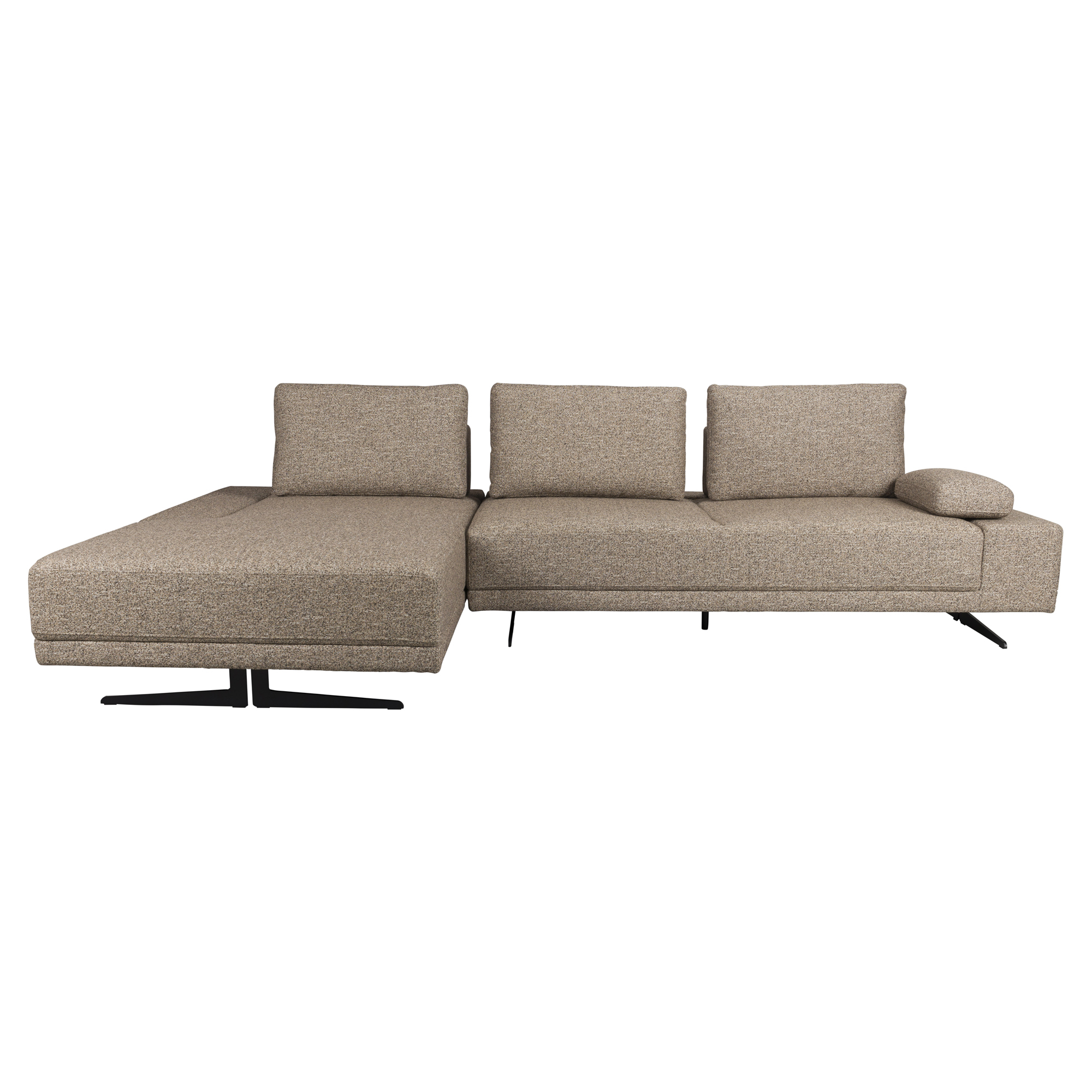 Dutchbone Sofa Venstre Shelly Brun
