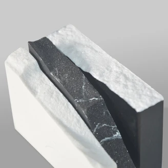 Bordplade 60 cm Bloc Disgrå Mat