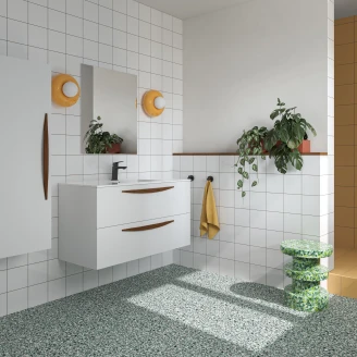 Håndvaskskab <strong>Impero</strong>  Hvid Mat 100 cm med Vask