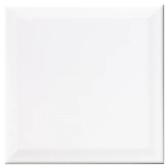 Vægflise <strong>Premium Biselado</strong>  Hvid Blank 20x20 cm