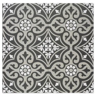 Mainzu Klinker <strong>Normandy</strong>  Base Black Mat 20x20 cm