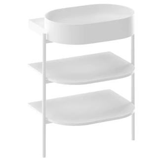 Ravak Håndvaskskab <strong>Yard</strong>  Hvid Mat 60 cm med Hvid Blank Vask & Vandlås og Bundventil