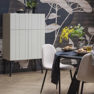 Woood Spisebord Rhonda Sort Ø129 cm