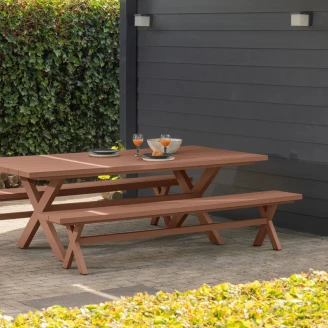 Woood Havestebord 220x100 cm Delta Picnic Terra