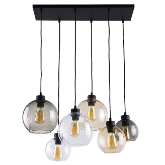 Hængende Lampe <strong>Flamma</strong>  Transparent Farverig Glat