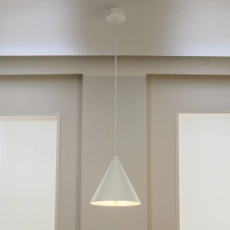 Hængende Lampe <strong>Seattle</strong>  Beige Mat Ø 19 cm