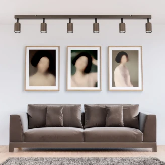 Spotlight <strong>Vilia</strong>  6 Justerbar Brun Mat