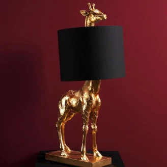 Werner Voss Bordlampe Giraf <strong>Urban Jungle</strong>  Guld, Sort Blank