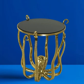 Werner Voss Sidebord <strong>Octopus</strong>  Guld, Sort Blank
