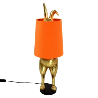 Werner Voss Bordlampe <strong>Hiding Bunny®</strong>  Orange, Guld Blank