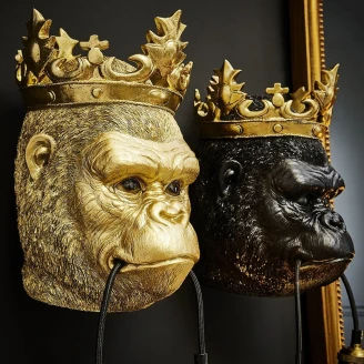 Werner Voss Væglampe <strong>Kong</strong>  Guld Blank