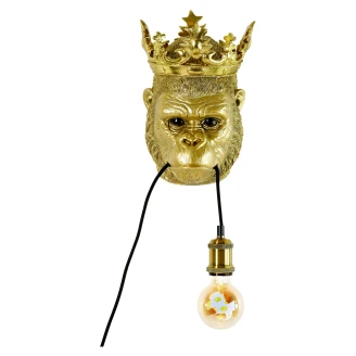 Werner Voss Væglampe <strong>Kong</strong>  Guld Blank