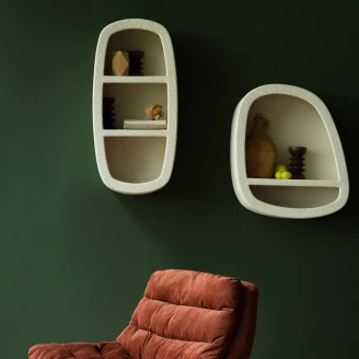 Dutchbone Væghylde 2 Hylder <strong>Veda</strong>  Beige
