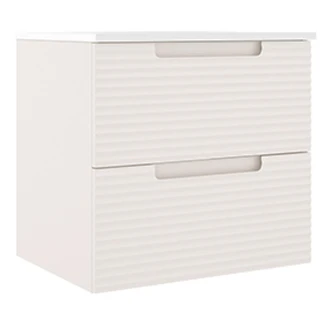 Håndvaskskab <strong>Ramos</strong>  Beige Mat 60 cm med Vask