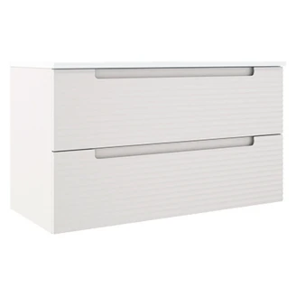 Håndvaskskab <strong>Ramos</strong>  Beige Mat 100 cm med Vask