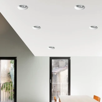 Nova Luce Spotlight <strong>Cosimo</strong>  Hvid Beton Ø 10 cm