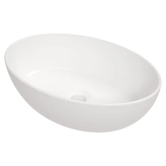 Håndvask Oval Hvid Blank 46 cm