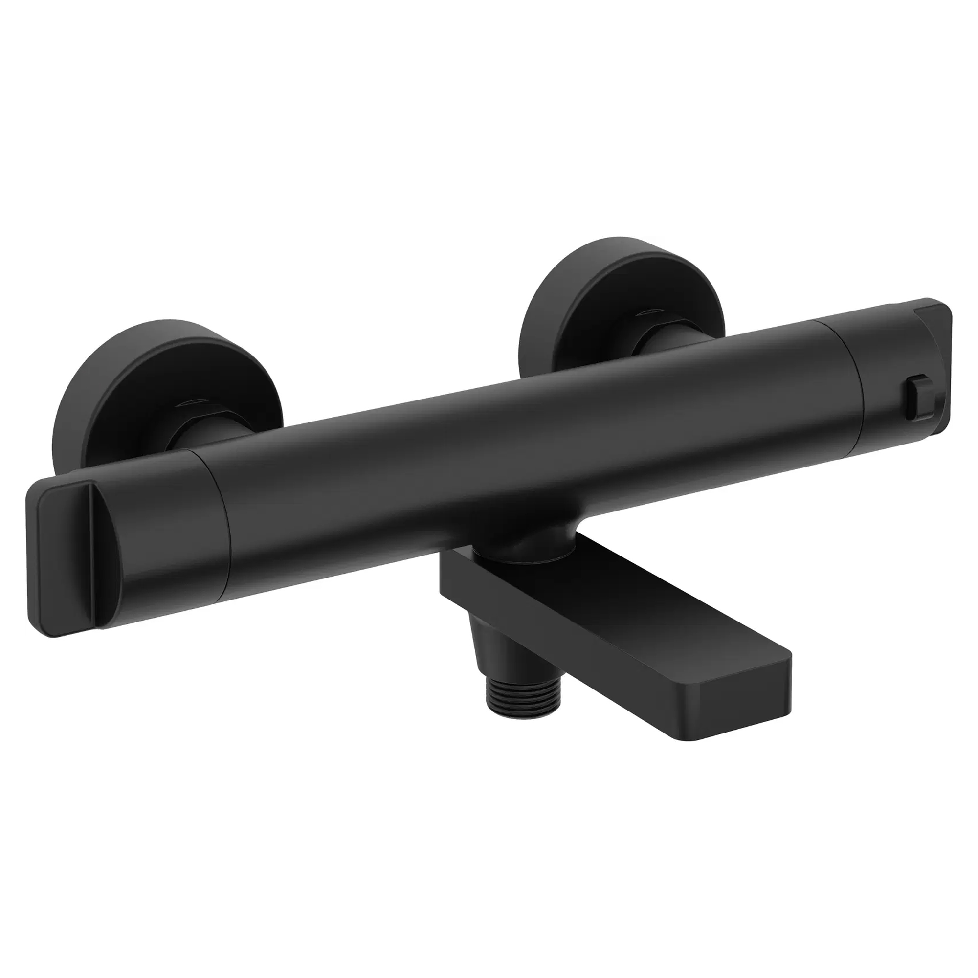 Badekararmatur Therm Sort Mat med Termostat