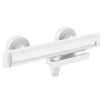 Badekar Armatur <strong>Therm</strong>  Hvid Mat med Termostat