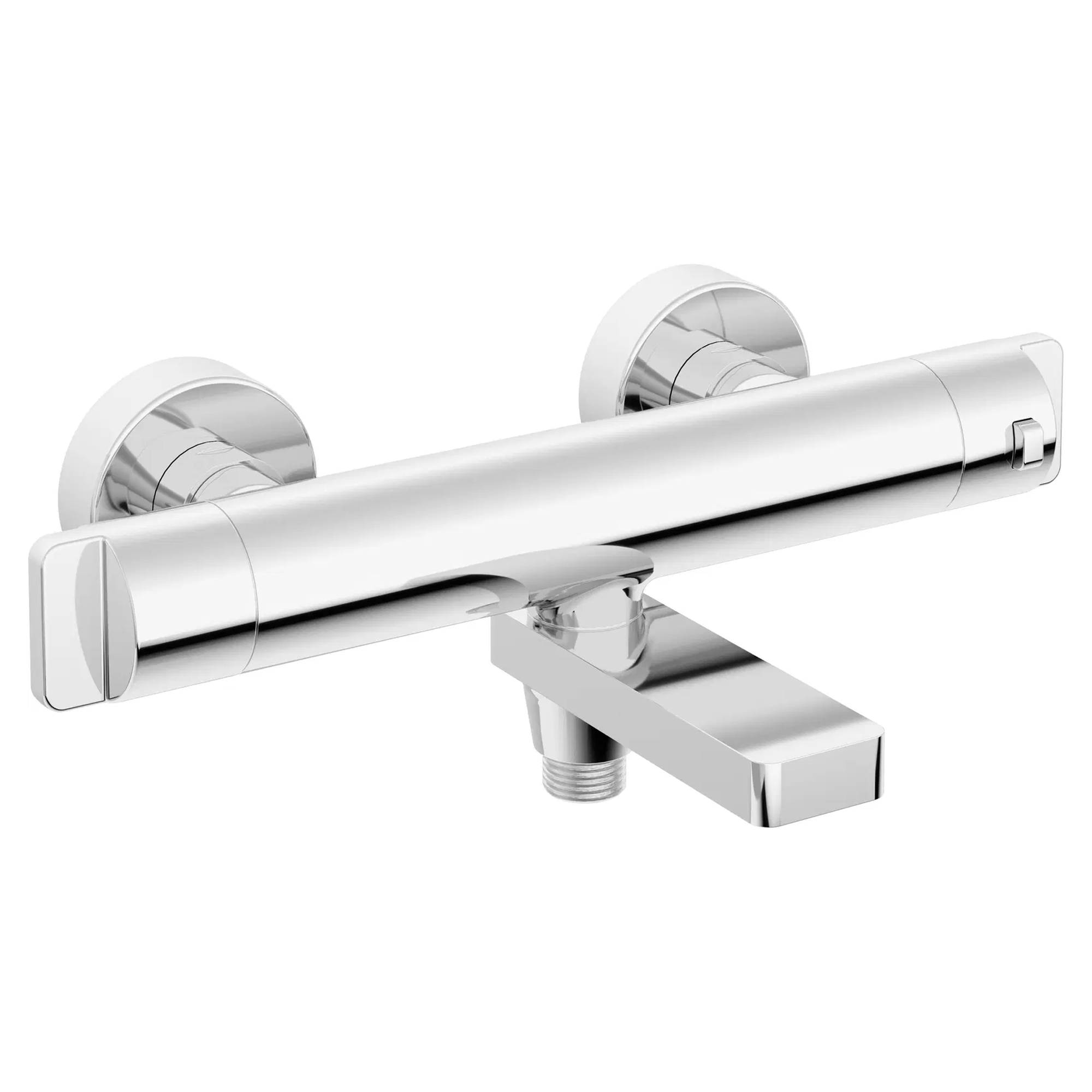 Badekararmatur Therm Krom Blank med Termostat