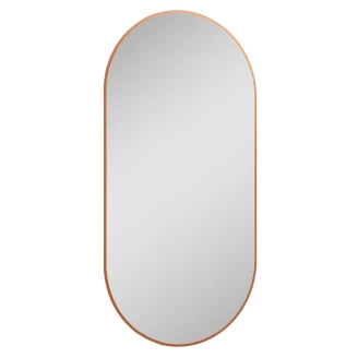 Spejl Oval med Backlit <strong>Lucora</strong>  Rosa Guld 52x92 cm
