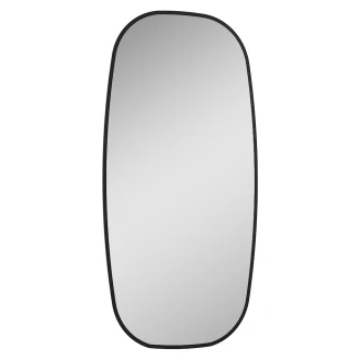 Spejl med Backlit <strong>Lucora</strong>  Sort 45x90 cm