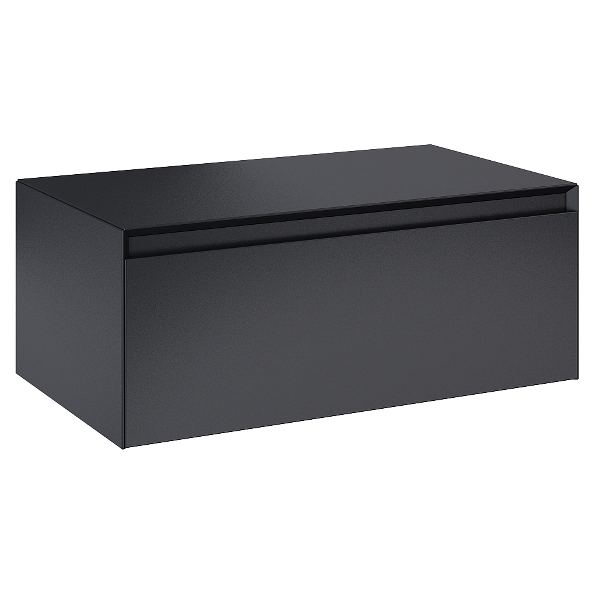 Skab Tivra Sort Mat 80 cm
