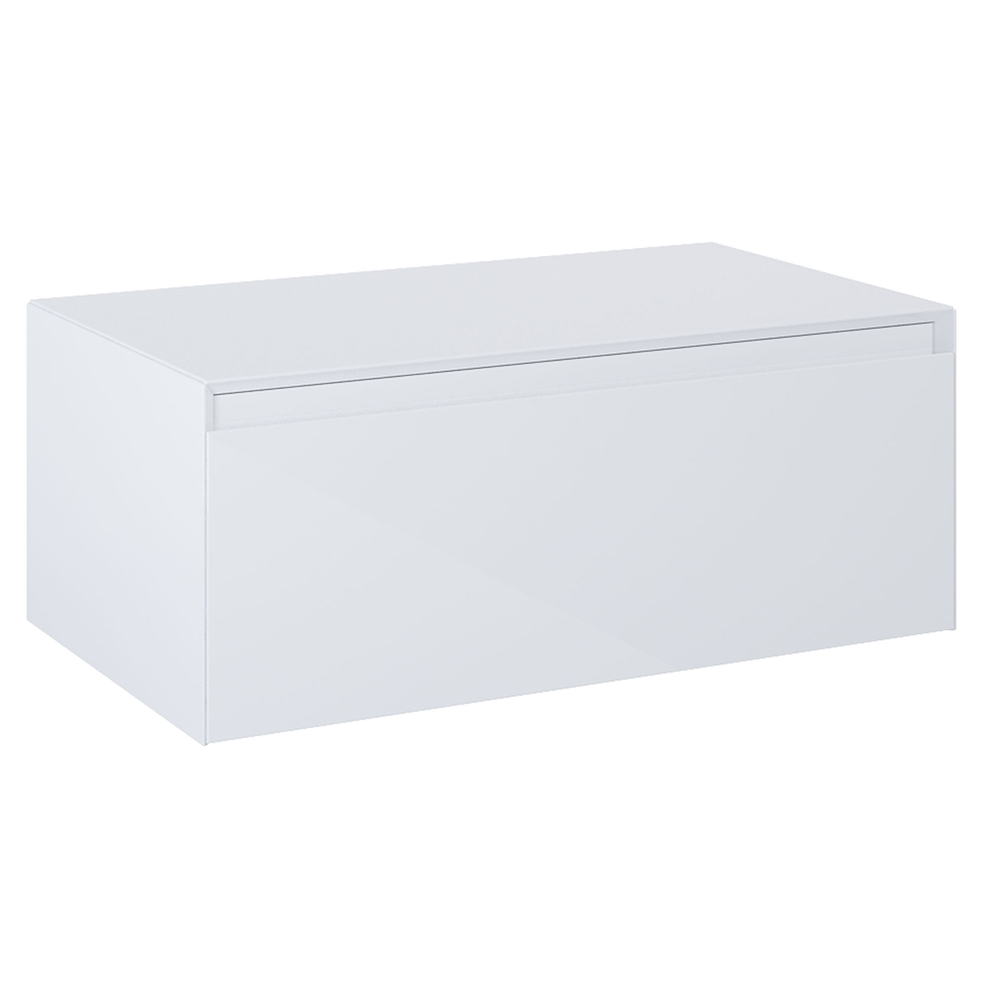 Skab Tivra Hvid Blank 80 cm
