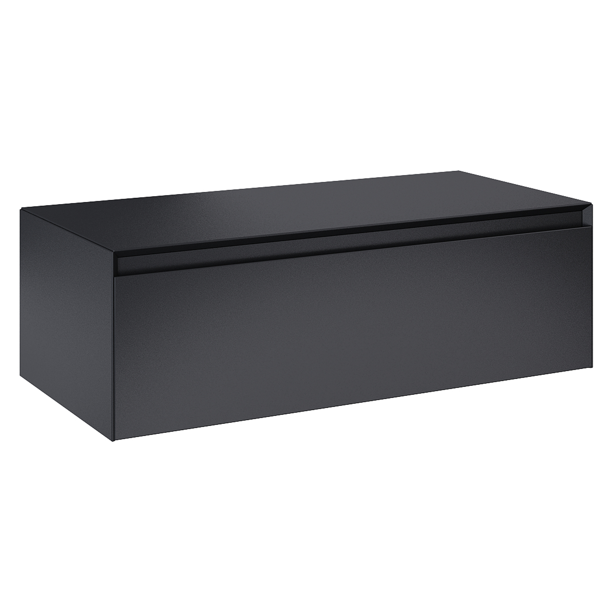 Skab Tivra Sort Mat 100 cm