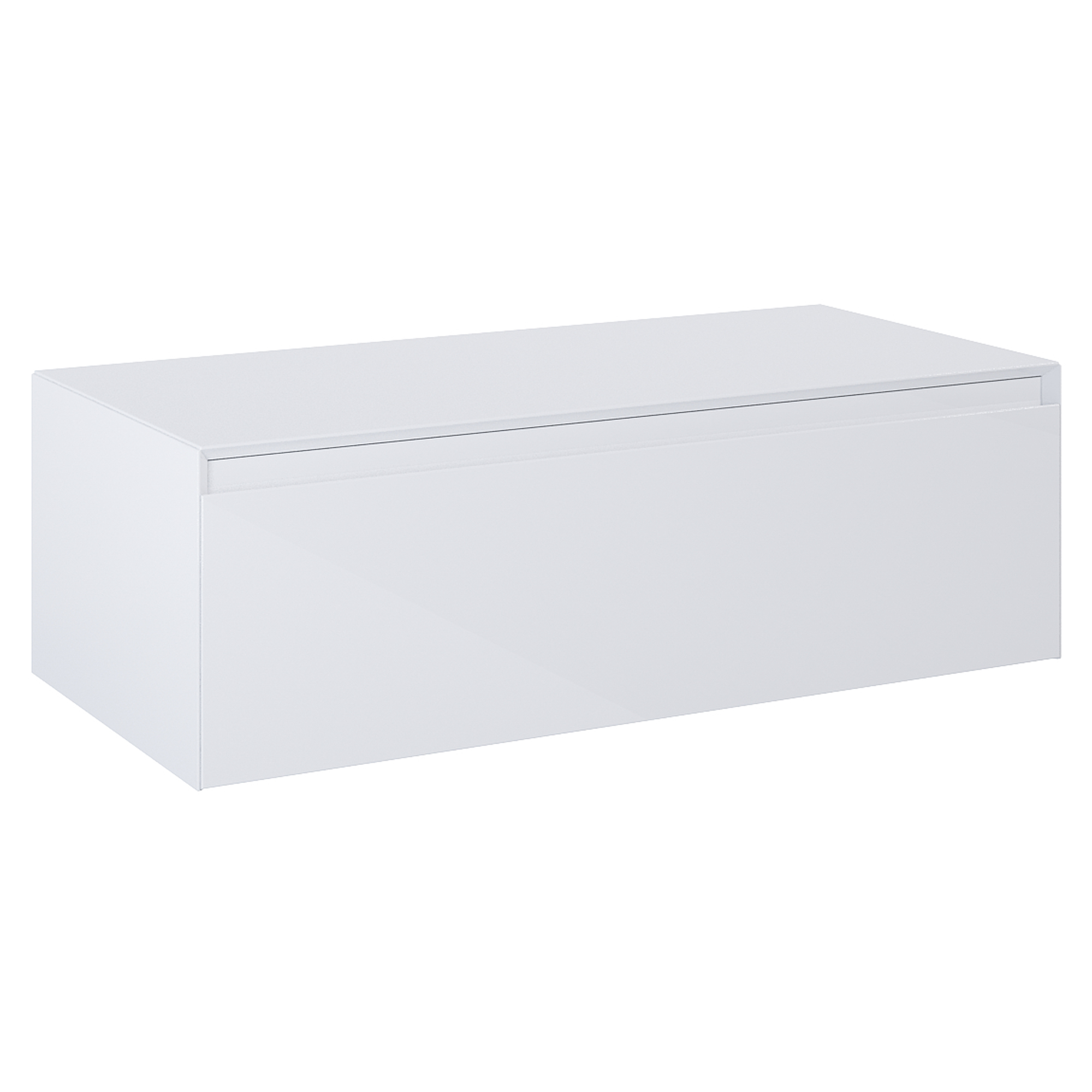 Skab Tivra Hvid Blank 100 cm