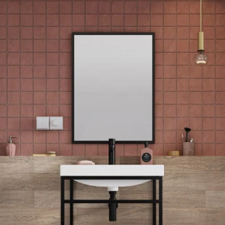 Spejl <strong>Lucora</strong>  Sort 50x80 cm