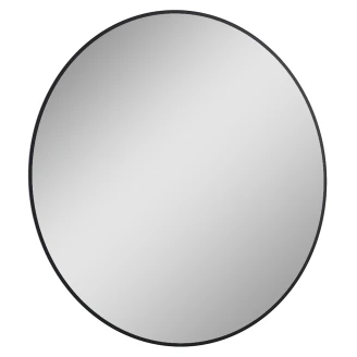Spejl <strong>Lucora</strong>  Sort med Backlit Rund Ø100 cm