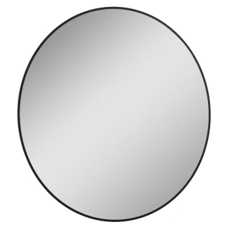 Spejl <strong>Lucora</strong>  Sort med Backlit Rund Ø80 cm