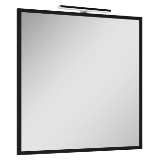 Spejllygte Lumea Sort Mat 28 cm