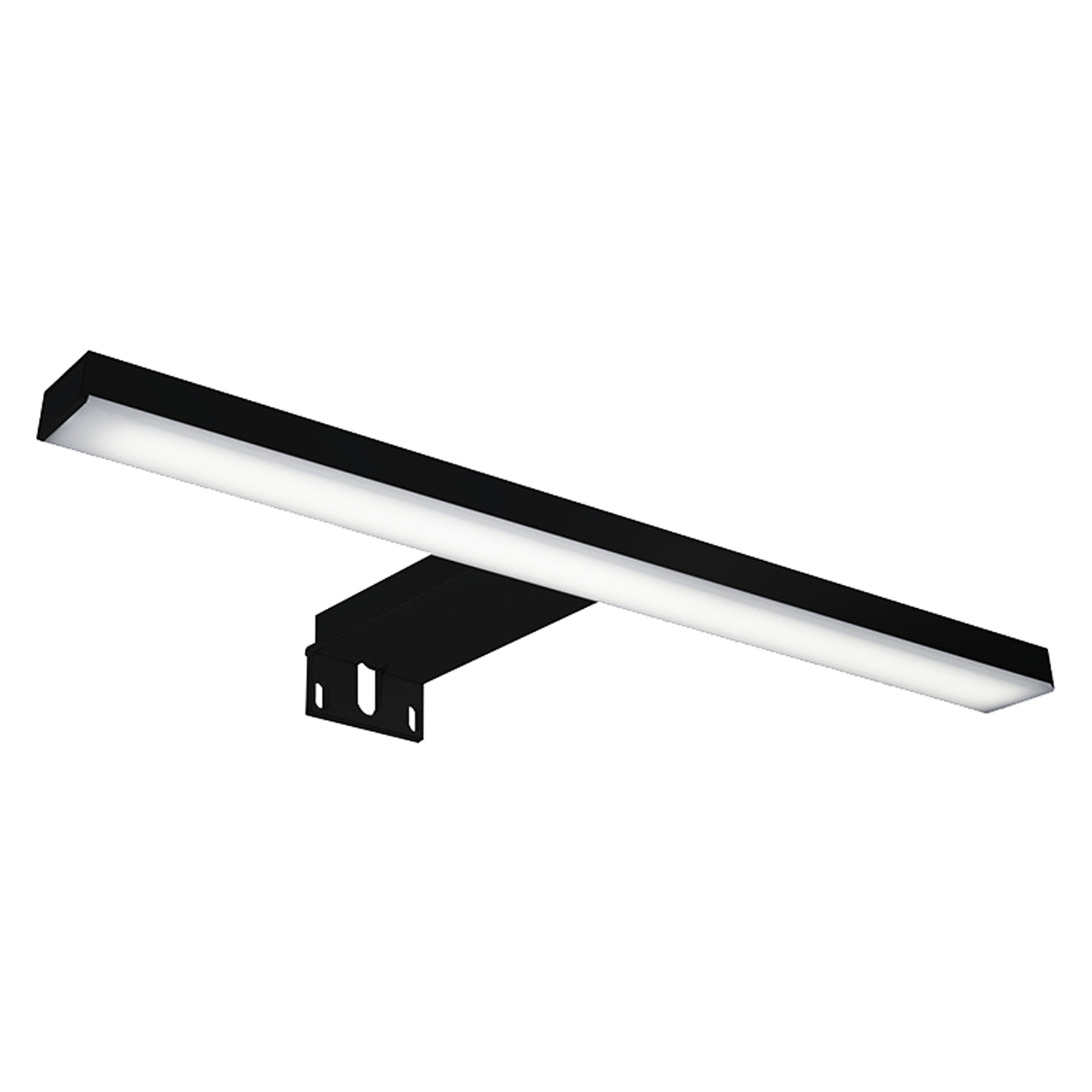 Spejllygte Lumea Sort Mat 28 cm