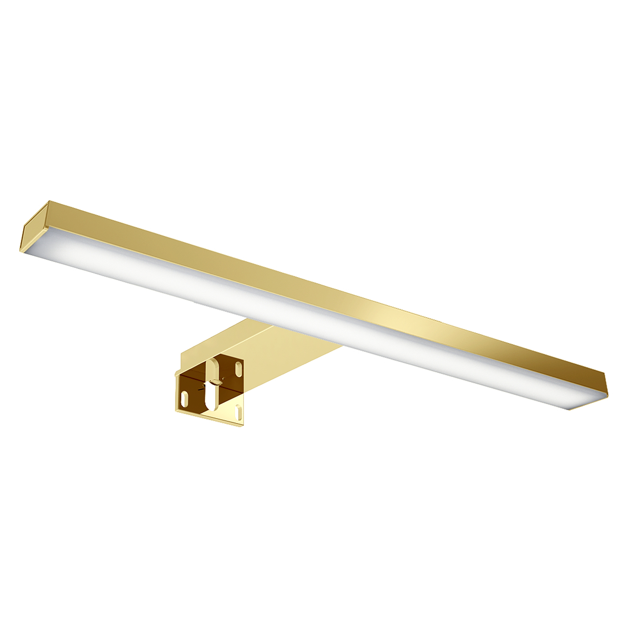 Spejllygte Lumea Guld Blank 28 cm