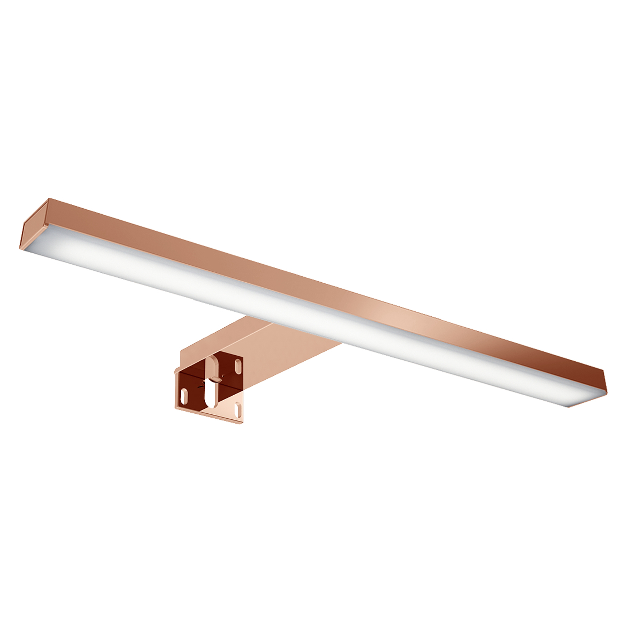 Spejllygte Lumea Rosa Guld Blank 28 cm