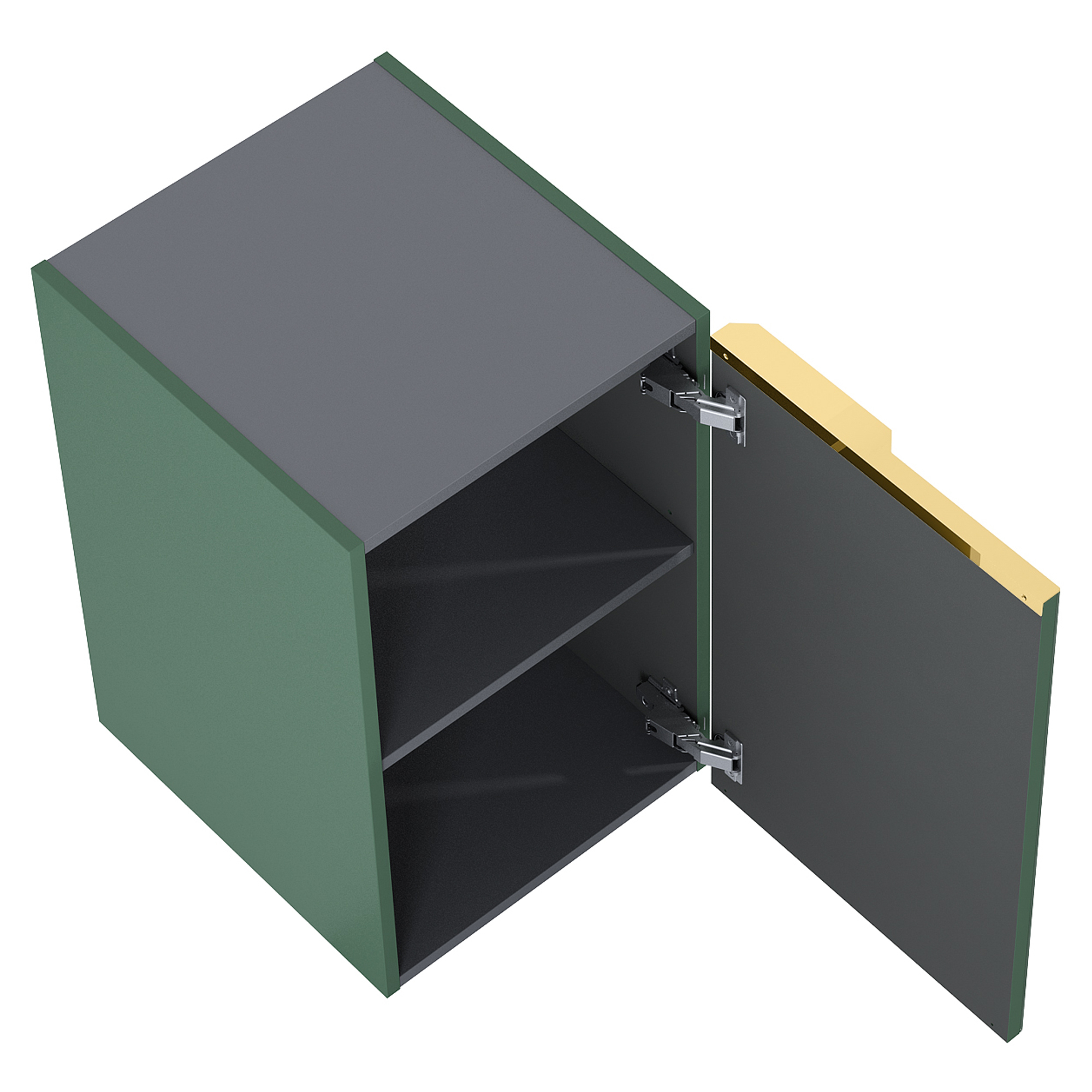 Sideskab Satin Grøn Mat