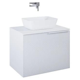 Håndvaskskab <strong>Liryvia</strong>  Hvid Mat 70 cm med Bordplade