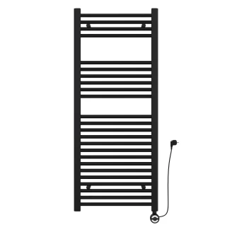El Håndklædetørrer 400 W <strong>Ardent</strong>  Sort Mat