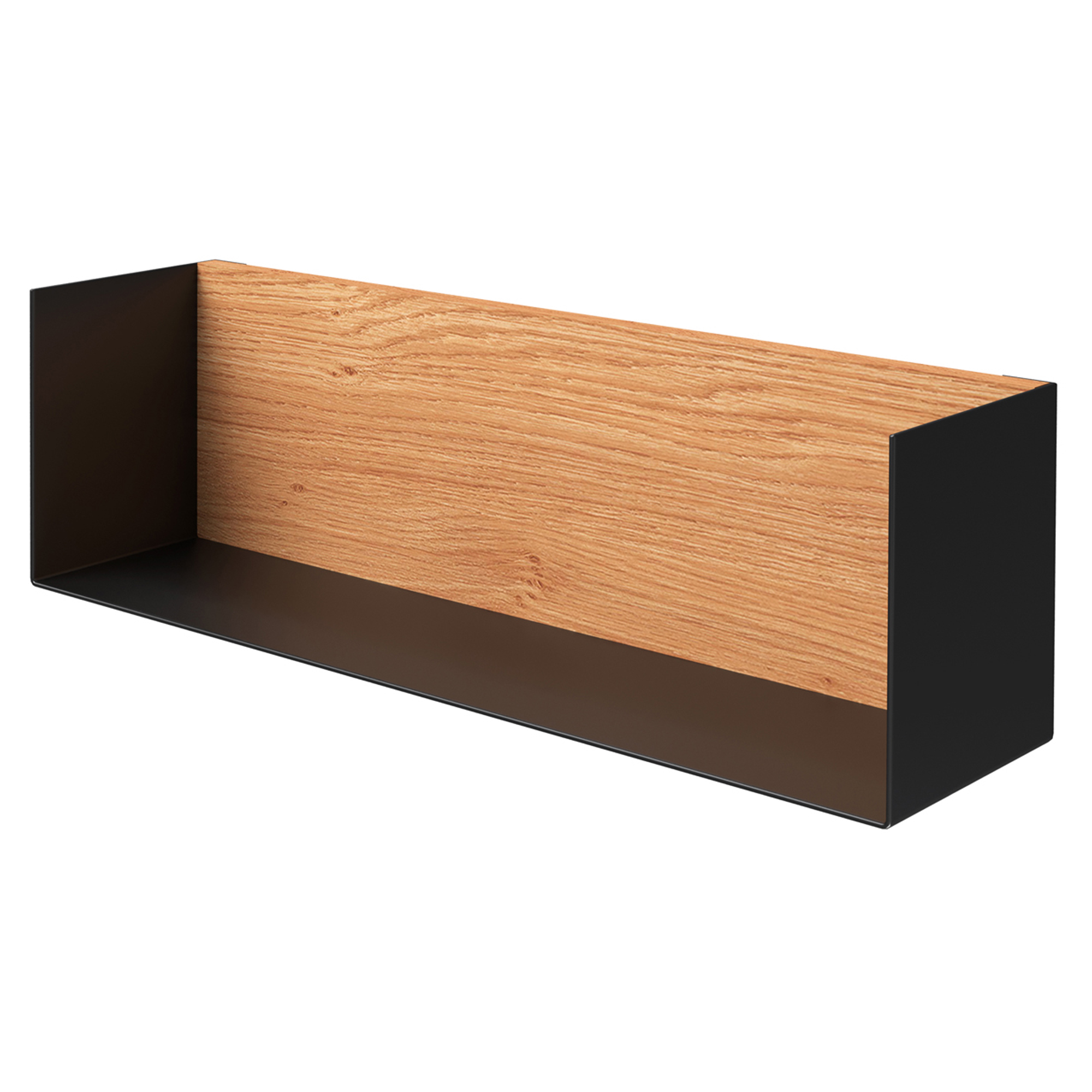 Hylda Norrvi 40 cm Sort & Træ Lys Eg Mat