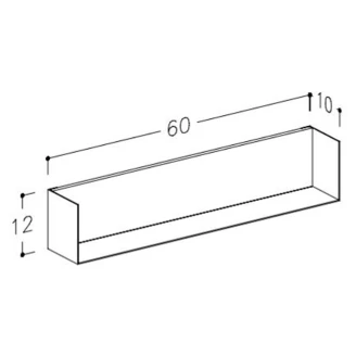 Hylda Norrvi 60 cm Hvid & Træ Lys Eg Mat