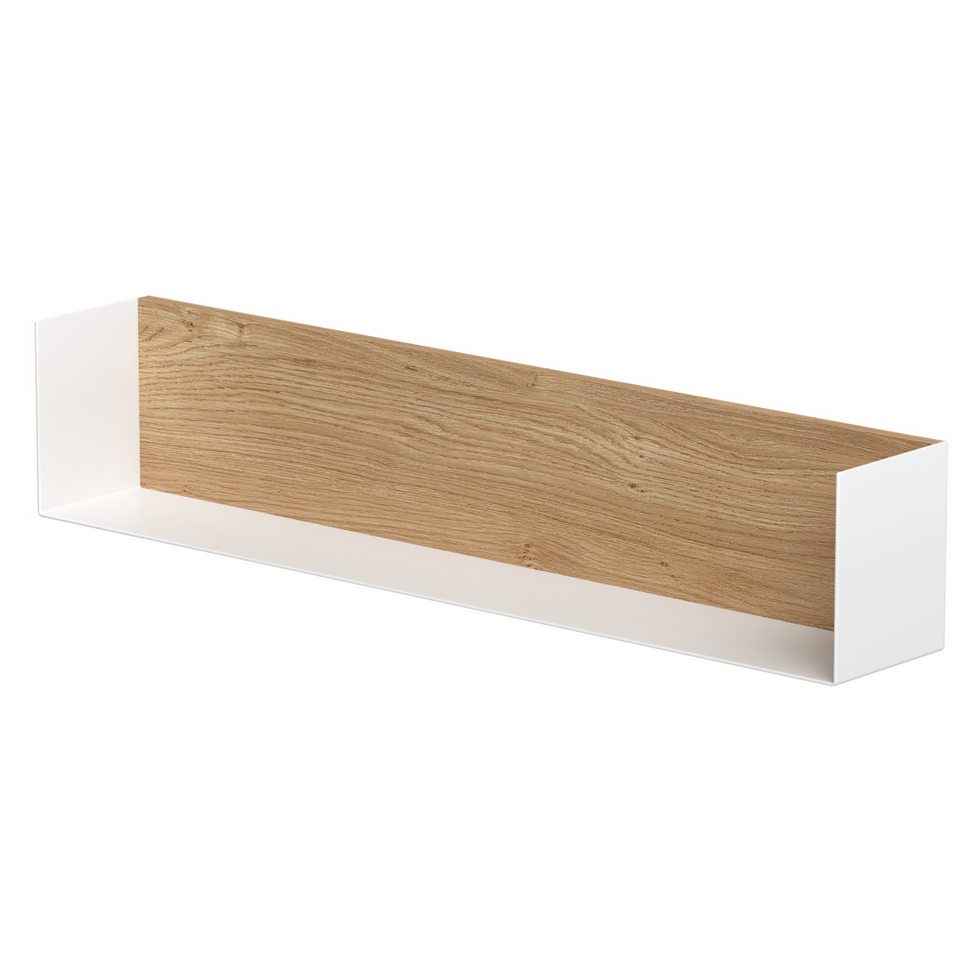 Hylda Norrvi 60 cm Hvid & Træ Lys Eg Mat