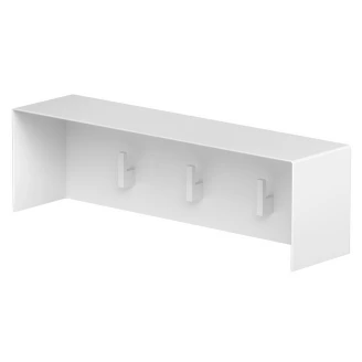 Bøjler <strong>Norrvi</strong>  40 cm 3 Kroge Hvid Mat