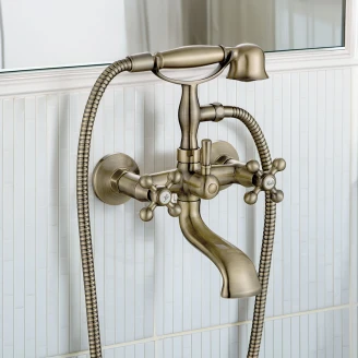 Armatur til Badekar <strong>Bexley</strong>  Guld Matt