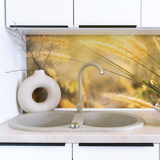 Granit Køkkenvask <strong>Cruza</strong>  Beige Mat 78x47 cm med Vandlås
