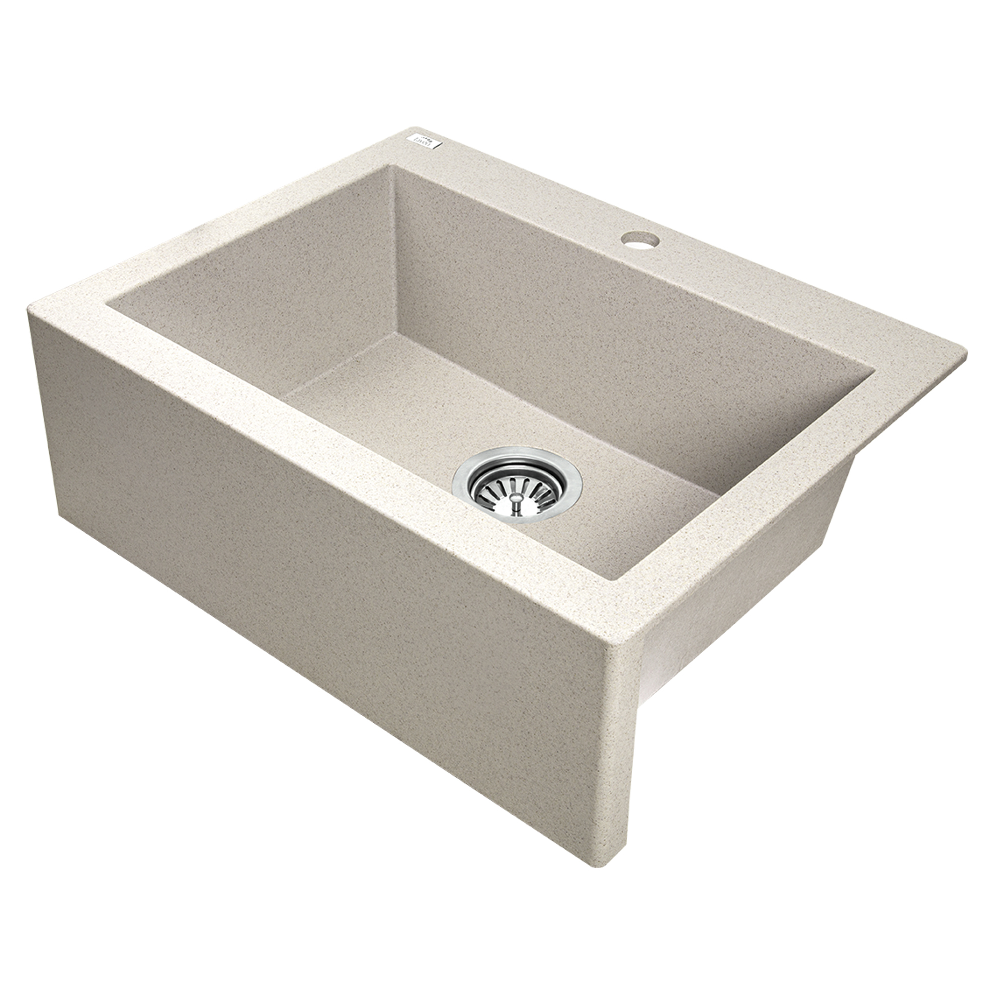 Granit Køkkenvask Hembury Beige Mat 59x49 cm Butler med Vandlås