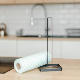 Køkkenrulleholder <strong>Kitcho</strong>  Sort Mat 15x15 cm